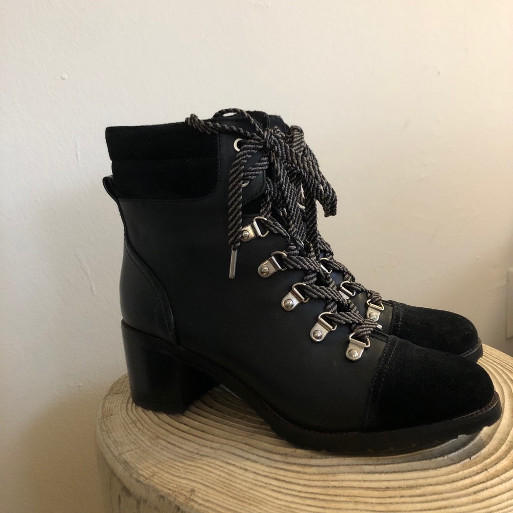 Sam Edelman heeled combat boots